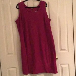 Fuschia Sundress w/back zip accent (3xl)